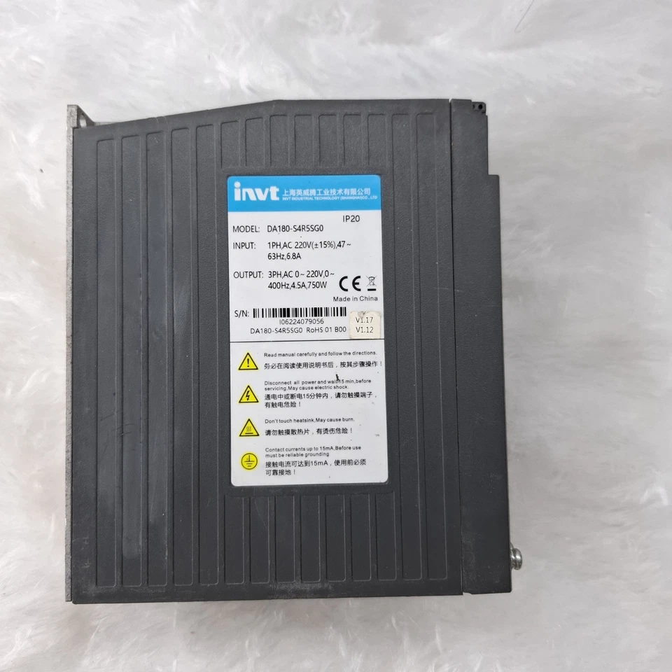 invt DA180-S4R5SG0 IP20 750W SERVO DRIVER For Parts DA180S4R5SG0 FREE FAST SHIP